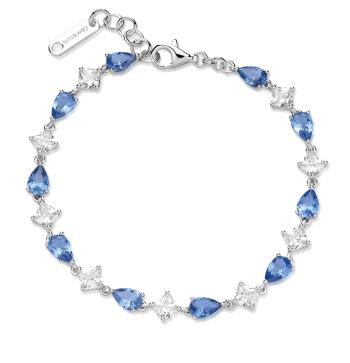 Brosway Brățară sclipitoare din argint cu zircon Fancy Freedom Blue FFB111