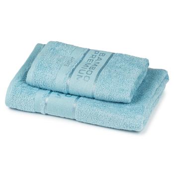 Set prosoape 4Home Bamboo Premium albastru deschis, , albastru