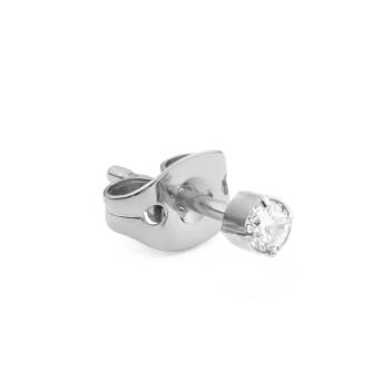 Daniel Wellington Cercel mic single de oțel cu cristal DW00400879