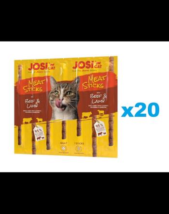 JOSERA JosiCat Meat Sticks batoane vita si miel pentru pisici 20x35g