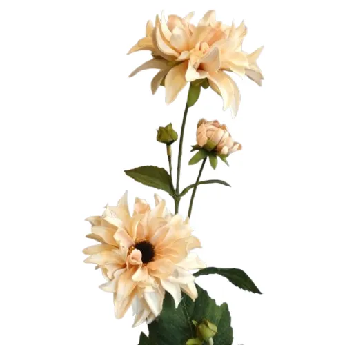 Floare artificială Jiřina sf. broskvová, 72 cm