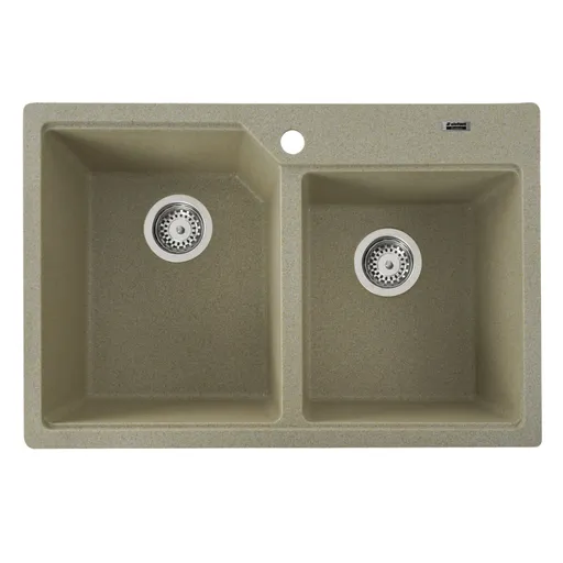 Chiuveta de Bucatarie Elefant Premium Harmony, Nisip Bej 775x495/420 mm