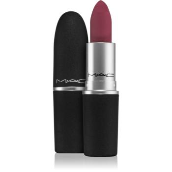 MAC Cosmetics Powder Kiss Lipstick ruj mat culoare Burning Love 3 g