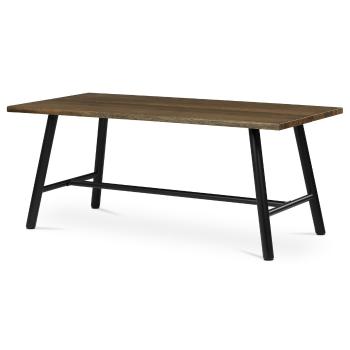 Masă de sufragerie din lemn masiv 180 x 90 cm, nuc