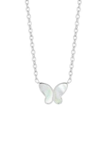 Preciosa Colier delicat cu fluturaș Mother of Pearl Butterfly 7492 01