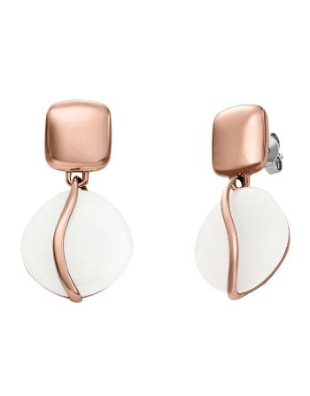 Skagen Cercei bronz cu sticlă albă Sofia Sea Glass SKJ1816791