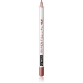 Revolution Relove Super Fill creion contur buze culoare Sugar (brown toned nude) 1 g