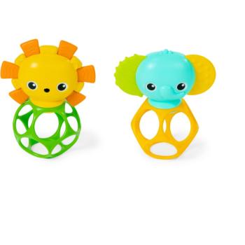 Bright Starts Soother Pals™ Easy-Grasp jucarie pentru dentiție 3 m+ 2 buc