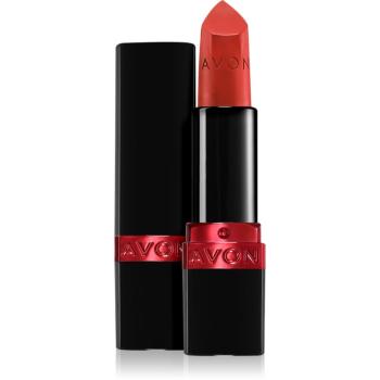 Avon Ultra Matte ruj buze mat hidratant culoare Fiercely Reda 3.6 g