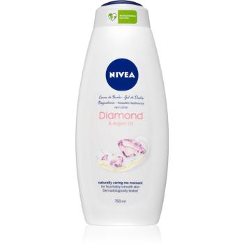 NIVEA Diamond & Argan Oil Gel - cremă pentru duș și baie maxi 750 ml