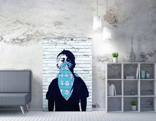 Tablou decorativ, WY124 (70 x 100), Canvas imprimat, Multicolor