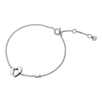 Michael Kors Brățară romantică din argint, decorată cu inimă Love Kors MKC1778040