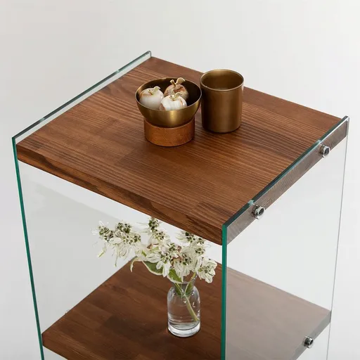 Corp biblioteca, Hanah Home, Aqua 3, 40x120x35 cm, Natural