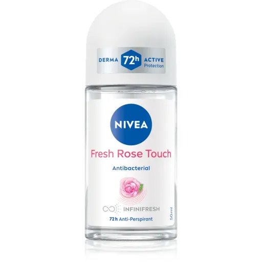 NIVEA Rose Touch deodorant roll-on antiperspirant pentru femei 50 ml