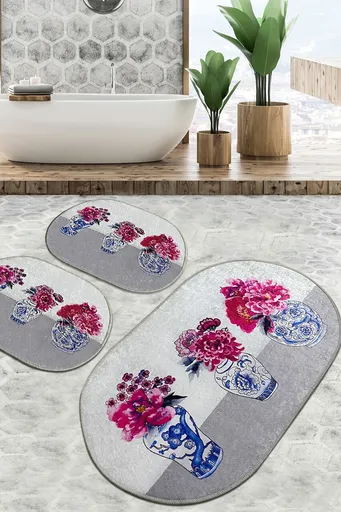 Set covorase de baie, L'essentiel Maison, Joseph Djt, Poliester, Multicolor