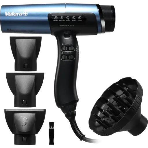 Valera Genius Care AI Pulse uscător de păr profesional, cu ionizator Pacific Blue Metallic 1 buc