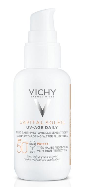 Vichy Fluid tonifiant care previne fotoîmbătrânirea SPF50+ Capital Soleil UV-Age Daily (Fluid) 40 ml