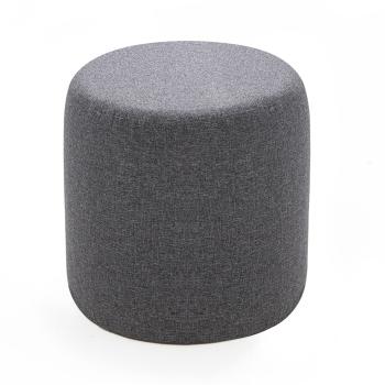 Silindir Taburet Pouf Antracit, antracit