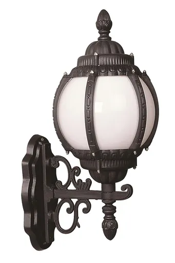 Lampa de exterior, Opviq, 685AVN1334, Alb/Negru
