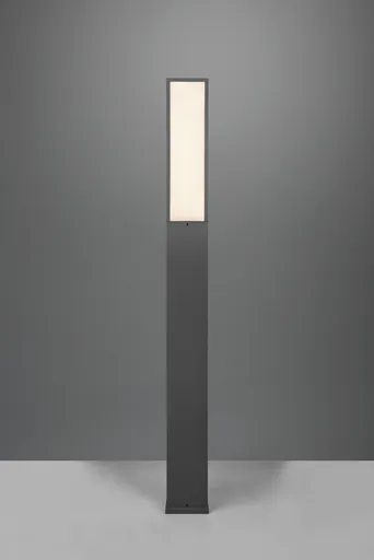 Lampadar de exterior Fuerte, TRIO, 15x15x155 cm, 15W, 1x SMD, aluminiu, antracit
