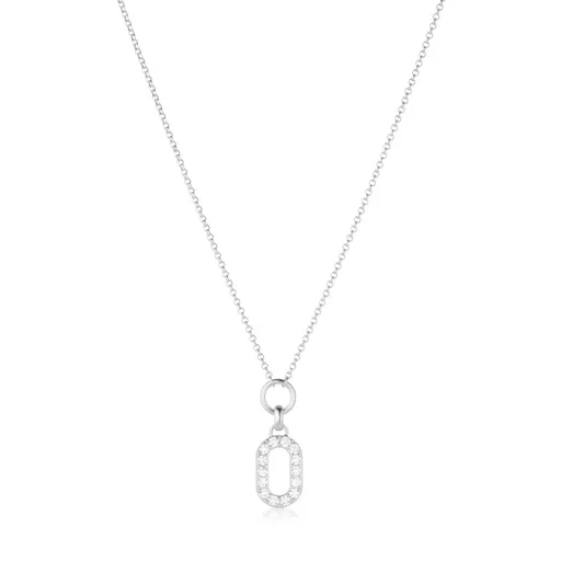 Sif Jakobs Colier fermecător din argint cu zirconii cubice Capizzi SJ-N42230-CZ