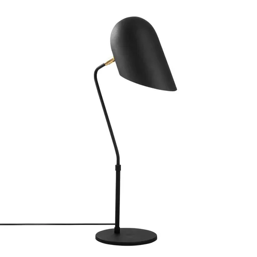 Lampa de birou Elefant 892OPV1122, 62x30 cm, Cadru metalic, Negru/Auriu