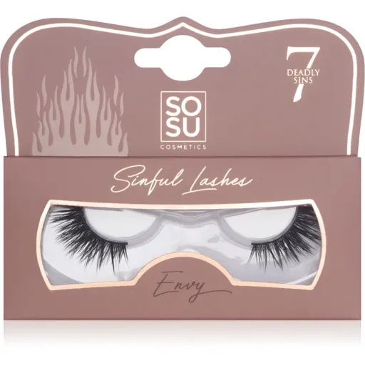SOSU Cosmetics 7 Deadly Sins Lashes gene false Envy 1 buc