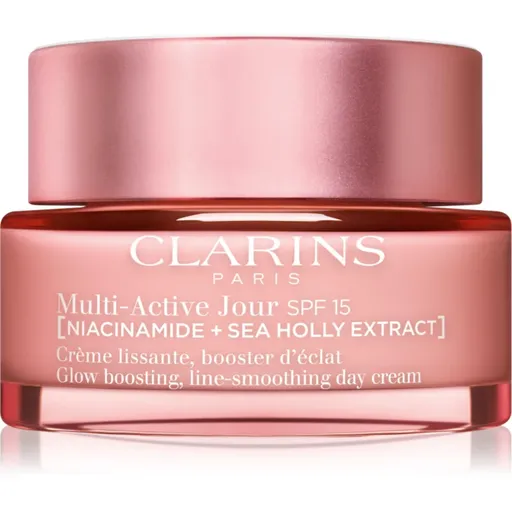 Clarins Multi-Active Day Cream SPF 15 cremă pentru netezirea și strălucirea pielii SPF 15 50 ml
