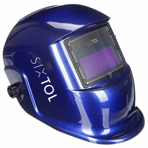 Sixtol Casca de sudură cu vizieră auto-obturatoareWELDING MASK 3, albastră