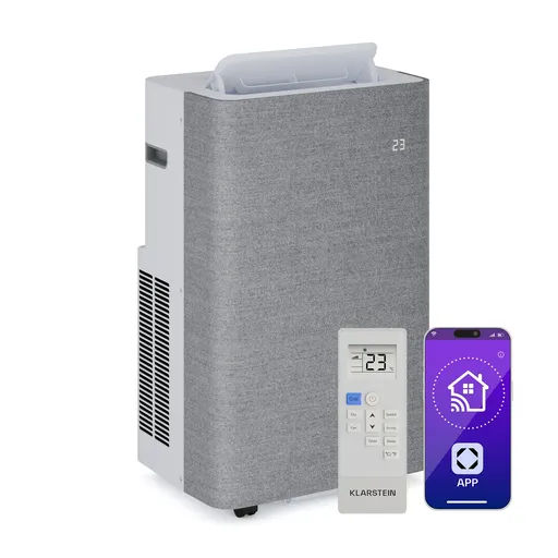 Klarstein AireLux aparat de aer condiționat portabil, 14.000 BTU, Control inteligent, Modern