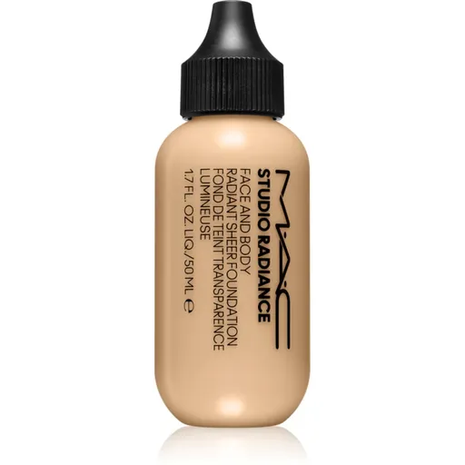 MAC Cosmetics Studio Radiance Face and Body Radiant Sheer Foundation machiaj cu acoperire ușoară pentru față și corp culoare C1 50 ml
