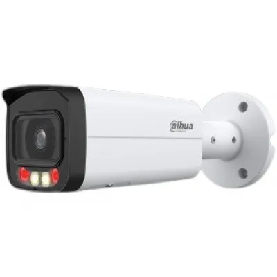 Camera IP Dahua IPC-HFW2249T-AS-IL-0360B, 2MP, 3.6mm, Smart Dual Light (IR 60m / WL 50m), Smart H.265+, WizSense, microfon, slot card, IP67/IK10, PoE