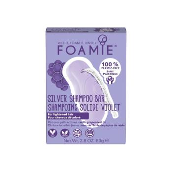 Foamie Șampon solid pentru păr blond și decolorat Silver Linings (Shampoo Bar) 80 g