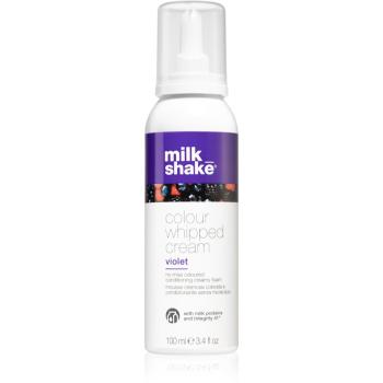 Milk Shake Colour Whipped Cream spuma tonica pentru toate tipurile de păr Violet 100 ml