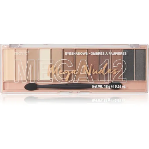 Technic Cosmetics Mega Eyeshadows paletă cu farduri de ochi culoare Mega Nudes 18 g