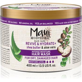 Maui Moisture Revive & Hydrate + Shea Butter hidratáló és tápláló maszk hajra 400 ml