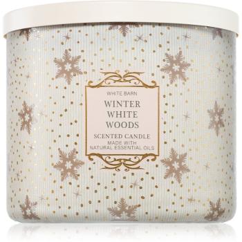 Bath & Body Works Winter White Woods lumânare parfumată 411 g