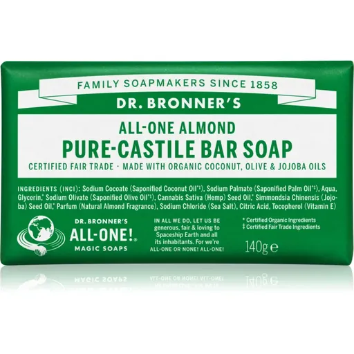 Dr. Bronner’s Almond săpun solid 140 g