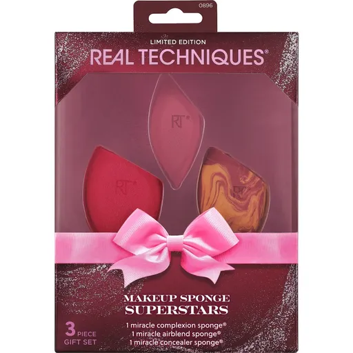 Real Techniques Makeup Sponge Superstars set aplicatoare faciale