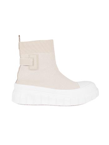 Frumoși adidași bej pentru femei fără toc