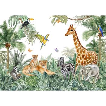 Foto-tapet XXL Jungle 360 x 254 cm, 4 părți