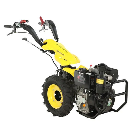 Motocultor multifunctional Campo U12E, 12CP, diesel, pornire electrica, 3+2 viteze, reductor,
