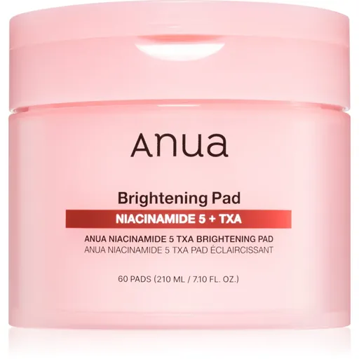 Anua Niacinamide 5% + TXA Brightening Pad dischete de tonifiere pentru luminozitate si hidratare 60 buc