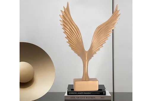 Decoratiune, CY0357, 31x23 cm, Poliester, Auriu