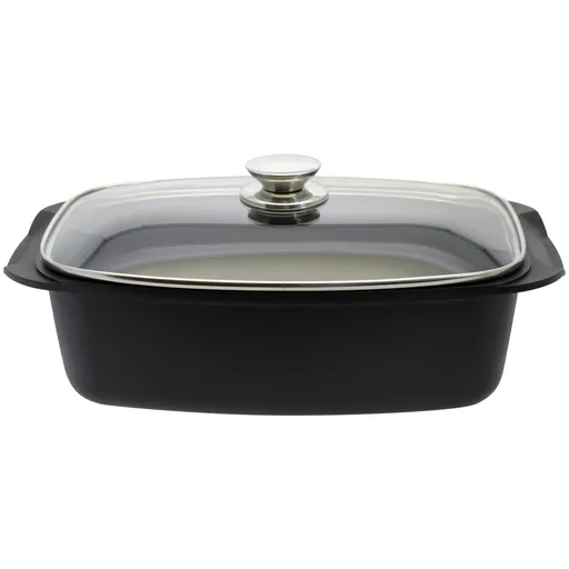 Elo 90932 Basic Tigaie cu capac din sticlăQuatrorondo 40 x 22 cm