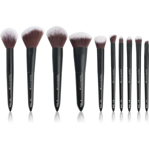 Brushworks Ultimate Mini Travel Brush Set set perii machiaj calatorii