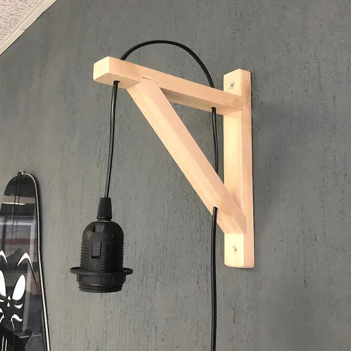 Aplica de perete, Opviq, 791EVL2523, Negru