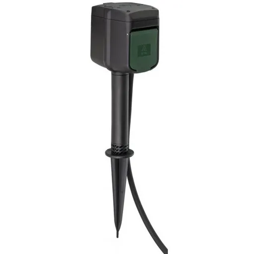 Priza dubla de gradina Brennenstuhl Connect WIFI, IP44, cablu 10 m, Tarus, Control aplicatie, Alexa si Google Assistant 1154540601