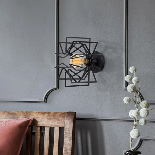 Aplica de perete, Opviq, 525NOR3164, Negru