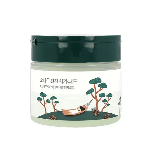 ROUND LAB Dischete tonifiante calmante Pine (Calming Cica Pad) 50 bucăți